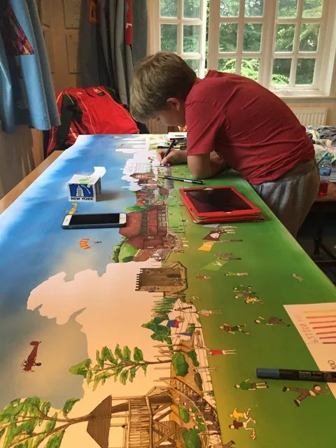 Jack drawing Aldro picture